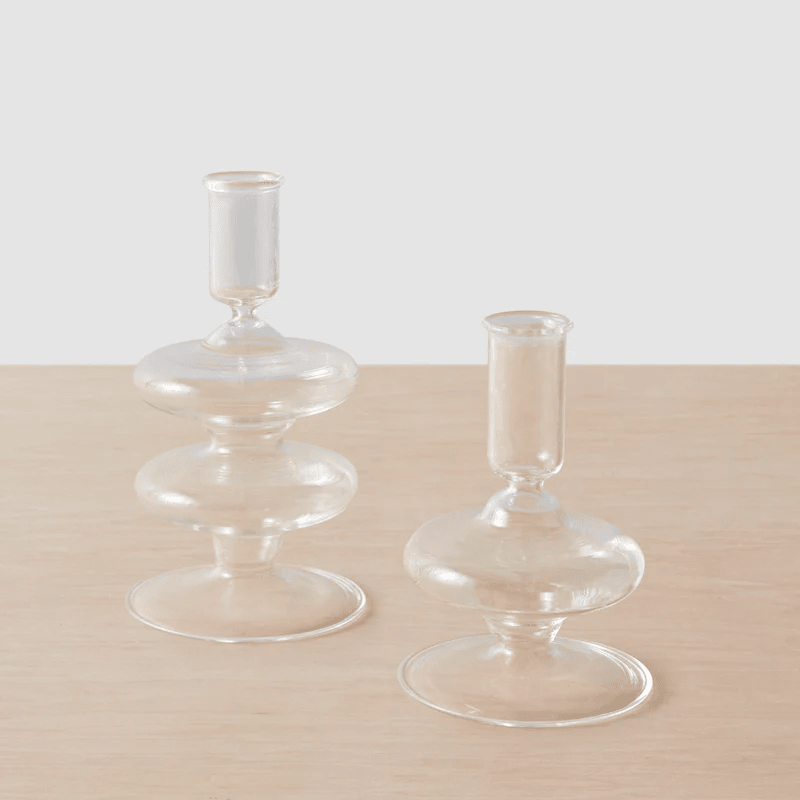 Veeha Glass Candle Holders